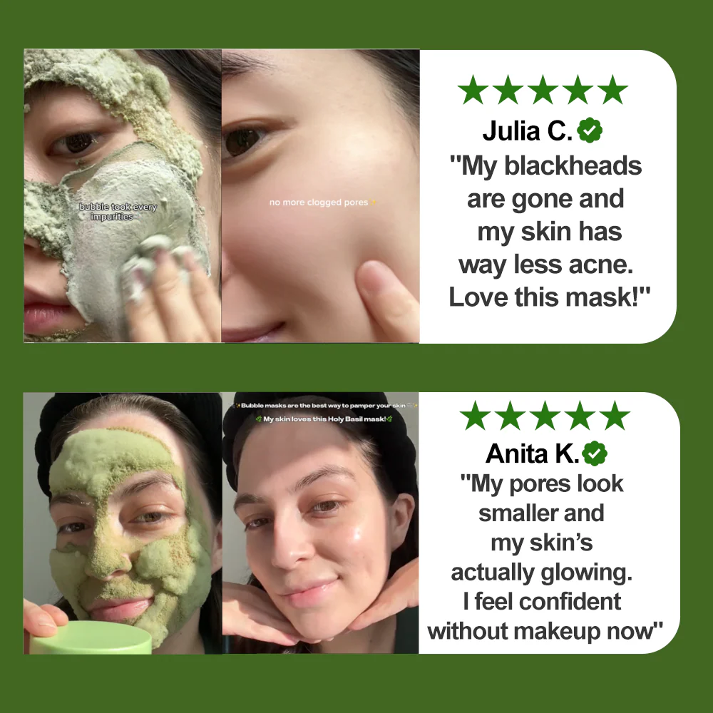 Holy Basil Bubble Deep Mask