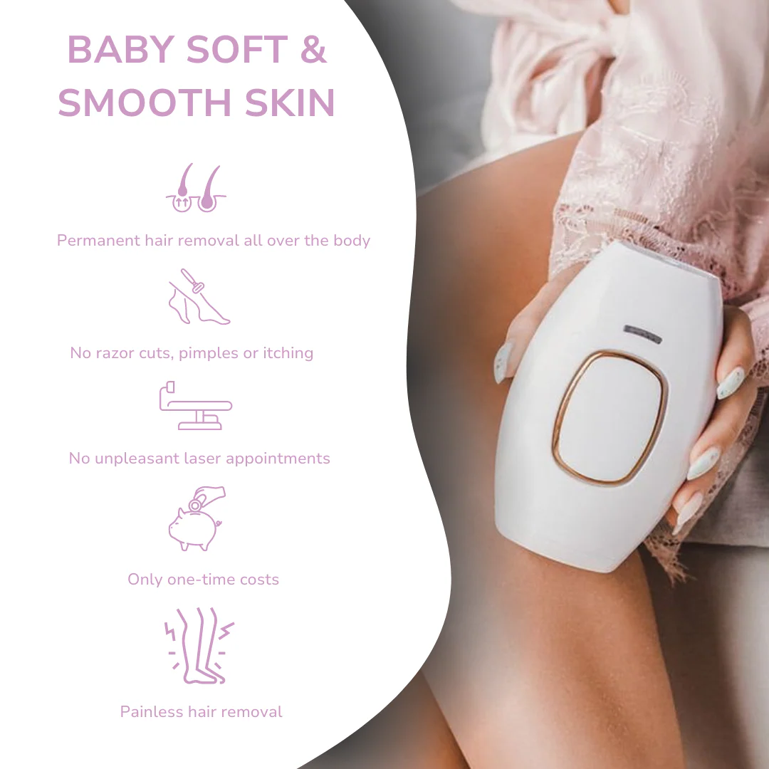 KAAZ ™ IPL Hair Remover | Hair-Free Skin in Just Weeks